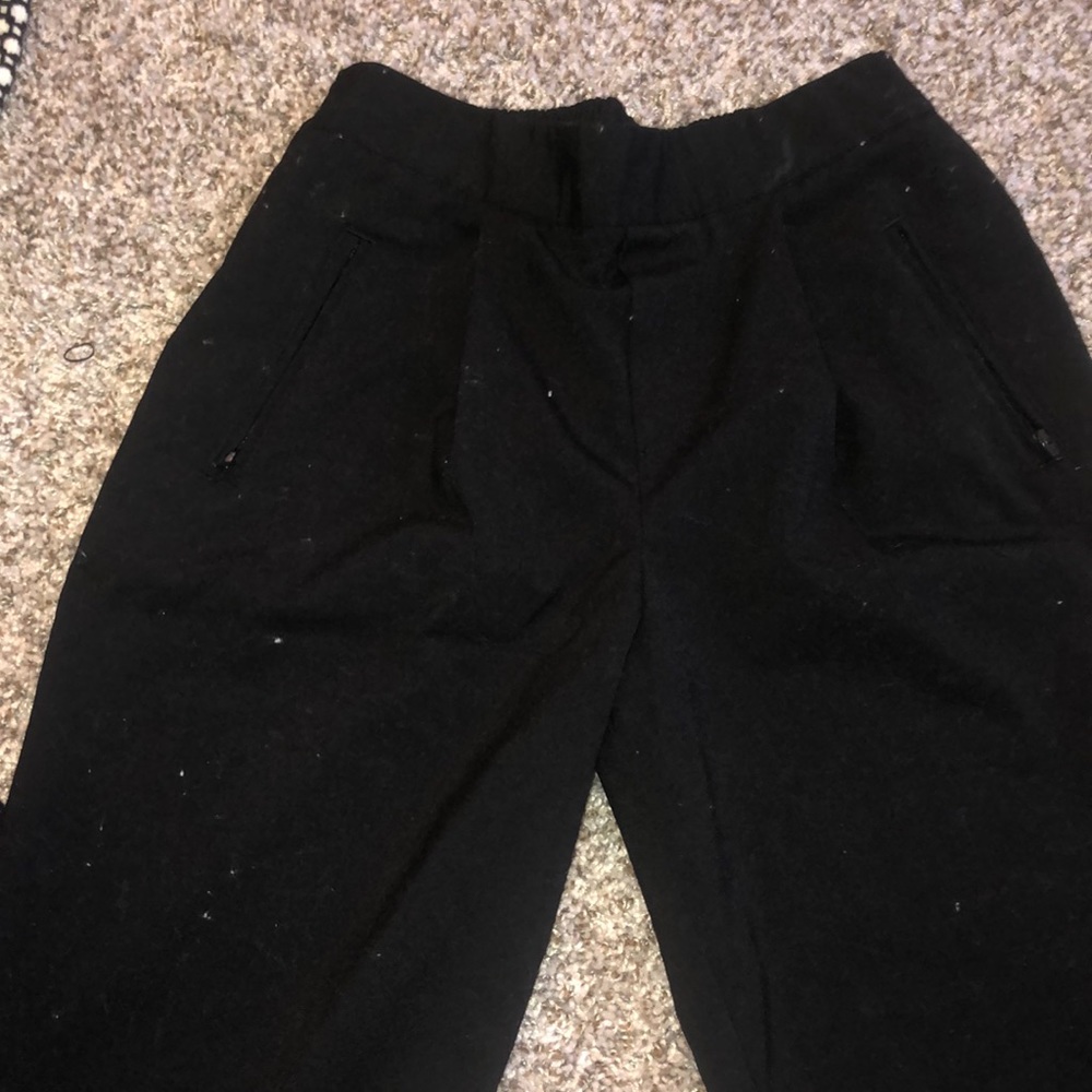 black cargo pants